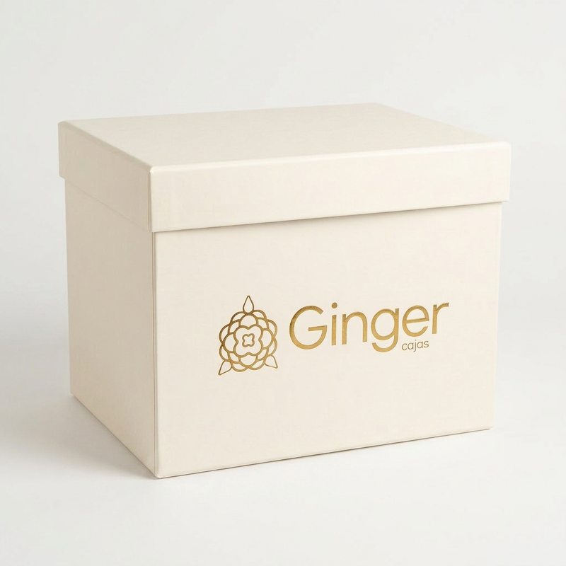 Caja Cuadrada Grande - white background