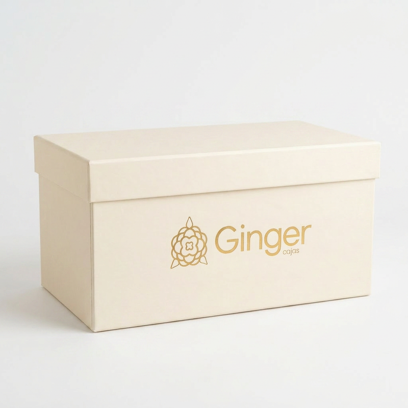 Caja Rectangular Mediana - white background