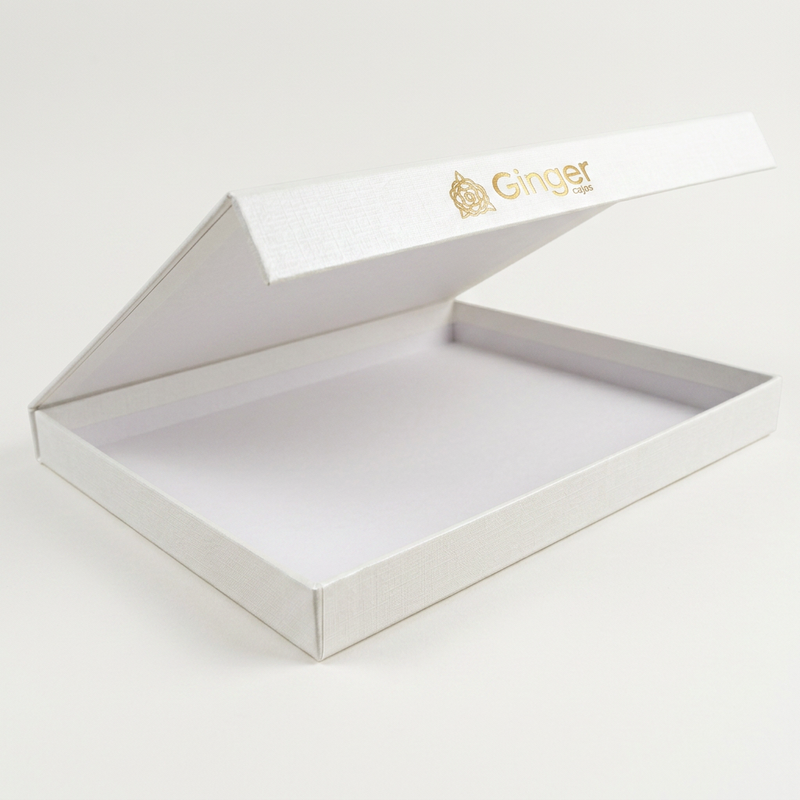 Caja Libro Cierre Magnetico - white background